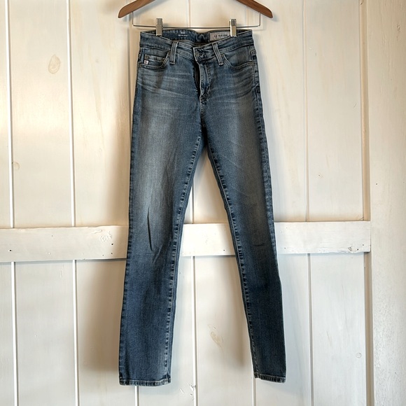 Great Condition AG Mari High-Rise Straight-Leg Jeans 24 - Picture 6 of 8